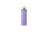 BETTA ベッタ 哺乳瓶用 ミルクケース キャッスル（ヴィオレ） ポリプロピレン製 BPA/BPSフリー コンパクト 3回分 240ml 夜中の調乳