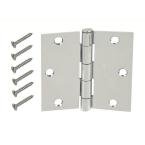 ( Set of 2 ) Everbilt 3 – 1 / 2 in。クロムSquareコーナードアヒンジ