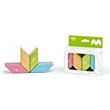 Tegu Magnetic Wooden Block Tints Parallelograms Set (4 Piece)