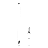 Samsung Galaxy Tab A9+ / A8 / A7 / A7 Lite用スタイラスペン 高感度&高精度静電容量式スタイラスペンシル Apple iPad/iPad Pro/Fire HD/Microsoft/Surface/All Touchデバイス用 (ホワイト)