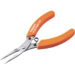 TRUSCO ステンレスニードルノーズプライヤ100mmギザ付