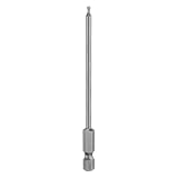 uxcell ボールエンド六角スクリュードライバービット2mm（H2.0）先端1/4"六角シャンク100mm（4")長磁気ボールヘッドビット工業用S2鋼メトリックスクリュードライバービット