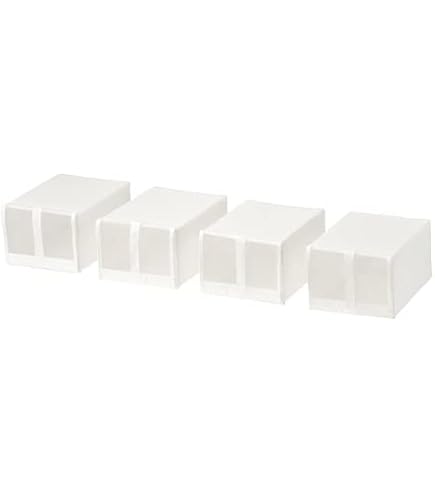 Amazon｜IKEA/イケア SKUBB：シューズボックス22x34x16 cm 4個
