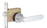 美和ロック 木製ドア用レバーハンドル空錠 BS51mm 扉厚33-41mm ステンレスヘアライン WLO50 ST