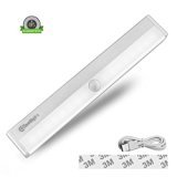 cesunlightモーションセンサーLEDナイトライト、充電式&自動検知、ワイヤレスMotion Activated Extra Large SEN001