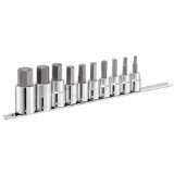 Expert E034814 Drive Metric Hex Bit Socket Set Containing 3/8, 1/2-Inch Sockets, 10-Piece [並行輸入品]