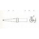 Weller PTシリーズコテ先　スクリュードライバー型・スリム PT-R7