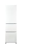ハイアール(Haier) 冷蔵庫 幅54cm 335L スリム 野菜室が真ん中 チルド室 霜取り不要 ファミリー 省エネ リネンホワイト JR-CV34C(W)
