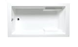 Americh na6032t Nadia 60 " x 32 " x 22 " Drop Inソーカー浴槽のみ 60x32 NA6032T-WH