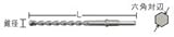 RYOBI リョービ コンクリートビット 六角 6620585 錐径:38mm