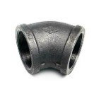 エルボ、ブラック2 " 45-deg
