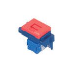 ぐっとすシリーズ情報モジュラジャック(CAT6)(埋込型)(レッド)