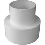 Pvc Dwv Coupling 4" Sewer And Drain Hub x 6" Dwv Hub [並行輸入品]