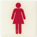 光 ルミノーバ蓄光サイン女マーク LU8812-6174 【0019496】