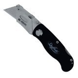 Sheffield 12613 One Hand Opening Lock-Back Utility Knife, Black [並行輸入品]