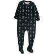 NBA Unk Brooklyn Nets幼児用Footed PajamasボディスーツジッパーSleep Wearブラック