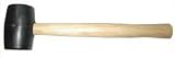Westward 6DWL0 Rubber Mallet, Hickory, 16 Oz by WestWard Tools