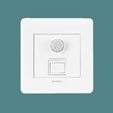 三菱 LED専用調光器 壁埋込タイプ ダイヤル式(ロータリー式) 両切スイッチ付 AC100V～254V 15A用 DEP2015