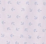 Little Sailor Anchor printed Crib fitted sheet [並行輸入品]