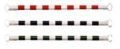 スライドバー　1.2－2m　 2段　 赤白　10本セット