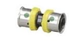 3 / 4 " x 1 / 2 " PEX押し樹脂カップリング(鉛フリー) { 49343 } 25 49343