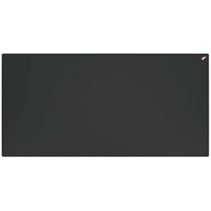 Odin Gaming ZeroGravity XXL 拡張ゲームマウスパッド - XL ワイドステッチエッジ 布マウスパッド 36インチx18インチ ブラック/ホワイト ステッチ