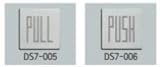 UNION ユニオン アーキパーツ ドアサイン DS7-006 １枚