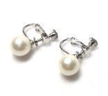パールイヤリング 花珠貝パール