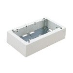 パナソニック電工 メタルモール 4コ用スイッチボックス 深型ノックなし A,B型 共用 オイスターグレー DZA174H