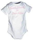 Raindrops 28453P6 Raindrops -Thank Heaven for Little Girls- Embroidered Body Suit, size 3-6 mo.
