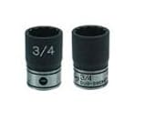 1 /2 "ドライブX 30 mm 12ポイント標準duo-impactソケット