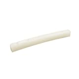 【YJB PARTS】 21018 弦溝加工済み牛骨ナット(ボーンナット) フェンダー系カーブドタイプ 43mm 【日本製】