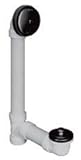 Watco 600-PP-PVC-CP Push Pull Bath Waste for Tubs, Chrome Plated [並行輸入品]