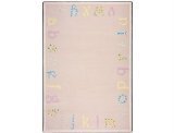 Joy Carpets Kid Essentials Infants & Toddlers Polka Dot ABC's Rug Multicolored 7'8 x 10'9 [並行輸入品]