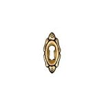 Brass accessory R.131 アンティーク 取っ手 真鍮 金具 家具 鍵穴 引出し