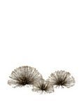 IMAX 84459-3 Laserette Wire Flower Wall Decor, Set of 3 [並行輸入品]