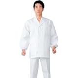 SKG310　White　Wear　男子調理衣長袖綿　LL・ホワイト 0219493