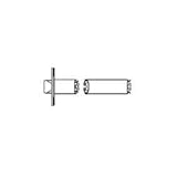 Schlage 41 – 005 5センチ延長リンクfor 2 3 / 8センチラッチ、 41005