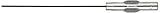 Xcelite 99964 Interchangeable Allen Hex Socket Screwdriver Blade, 9/64" Head, 4" Blade Length, 4" Ov