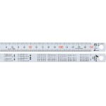 シンワ 13013 直尺銀300mm 商品コード：410066