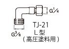 エアレス用高圧塗料継ぎ手 TJ-21