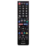 シャープ[SHARP]　シャープ液晶テレビ用リモコン＜ブラック系＞（LC-24K30-B LC-22K30-B LC-19K30-B） 【0106380482】