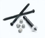 OMG fmctx-az100bsコルテックスConcealedデッキFastening System Azexブラウンストーン