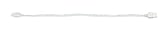 Vaxcel X0015 Smart Lighting Low Profile Under Cabinet Linking Cable, 4", White Finish [並行輸入品]