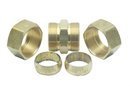 Generic 7/8" OD Compression Union ,BRASS COMPRESSION FITTING(Pack of 3 ) [並行輸入品]