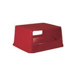 [T-8194616]ラバーメイド　グラットンコンテナ用フタ　フードトップ　（内蓋付き）　ブラウン 256X03