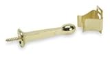 Battalion 1XNK9 Door Stop, Rigid, Brass, L 3 In by Battalion