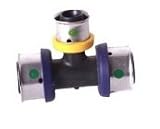3 / 4 " x 1 / 2 " x 1 / 2 " PEX押しPolymer Tee { 49433 } 25 49433