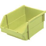 TRUSCO T型コンテナ イエローグリーン 5.1L ネスティングタイプ T5YG