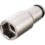 トネ(TONE) インパクト用超ロングソケット 4NV-30L100 差込角12.7mm(1/2") 二面幅30mm